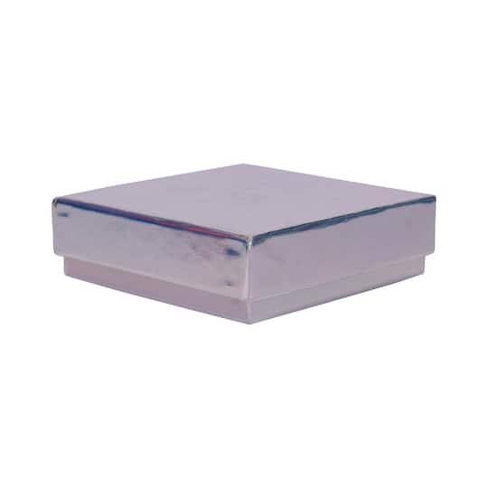 Holographic Silver Jewelry Gift Box by Celebrate It™